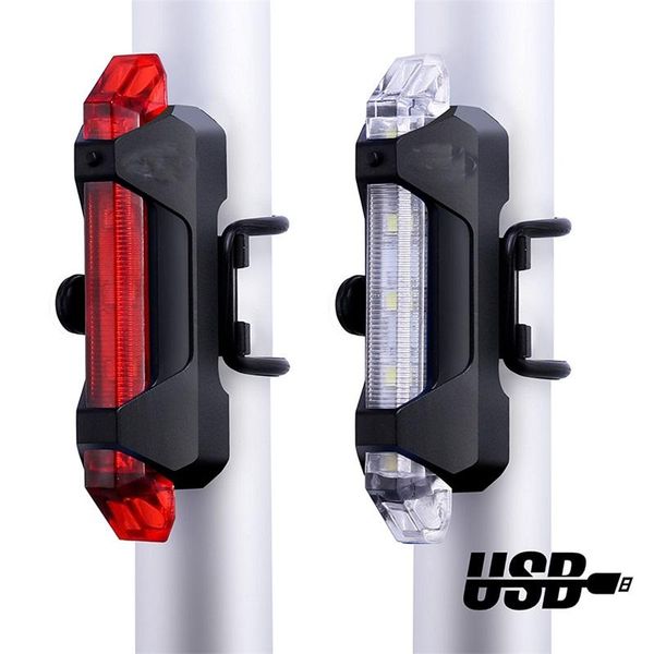 

bike lights bicycle light led taillight rear tail safety warning cycling portable light, usb style rechargeable or battery