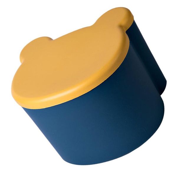 

storage baskets 1pc cartoon box adorable stool kids container (blue)