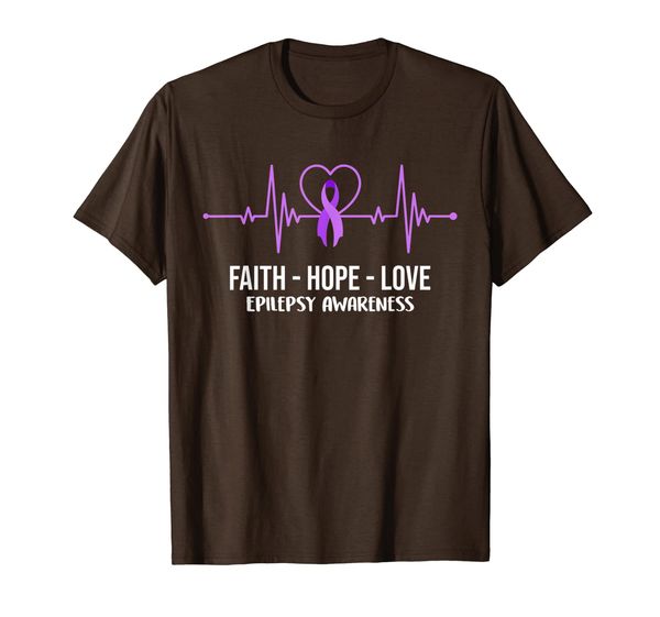 

faith hope love epilepsy awareness costume warrior gifts t-shirt, White;black