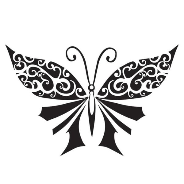 

wallpapers artificial butterfly wall decals removable sticker unique decal decorative for living room home bedroom (59x38cm,