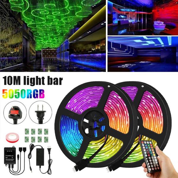 

strips led strip rgb light tape smd dc12v waterproof 10m diode ribbon flexible with remote