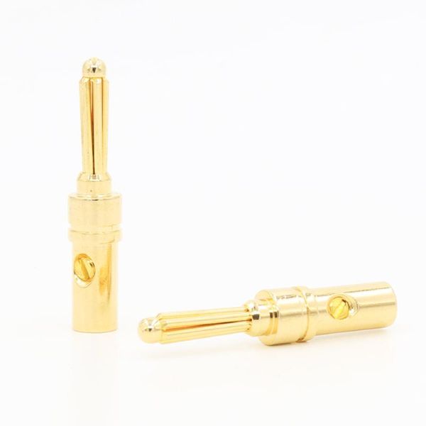 

smart power plugs 24k gold plated banana plug speaker cable