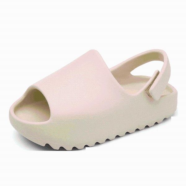 

slipper size24~35 slides girls boys baby fluffy bear slippers sandal flat shoes for kids toddler designer sandals pantufa infantil, Black;grey