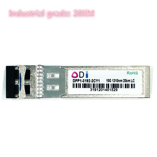 

walkie talkie sfp 10g lc 20km dual fiber 1310nm sfp+ compatible industrial grade transceiver -40-85 celsius
