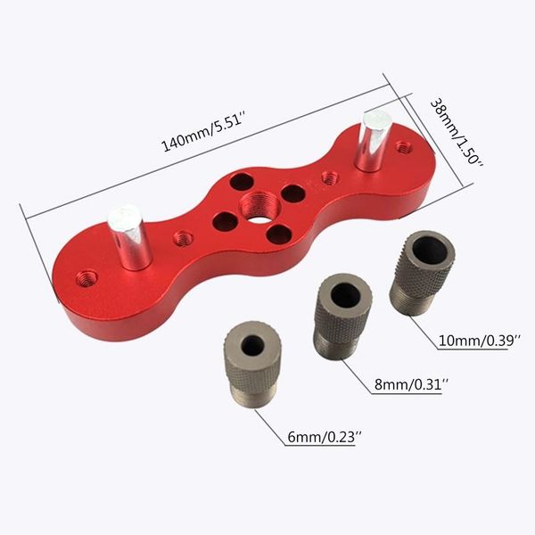 

professional hand tool sets aluminum alloy drilling positioner woodworking carpentry tools template straight hole guide locator