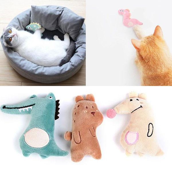 

cat toys toy fish velvet mini grinding catnip funny interactive plush teeth pet chewing thumb bite