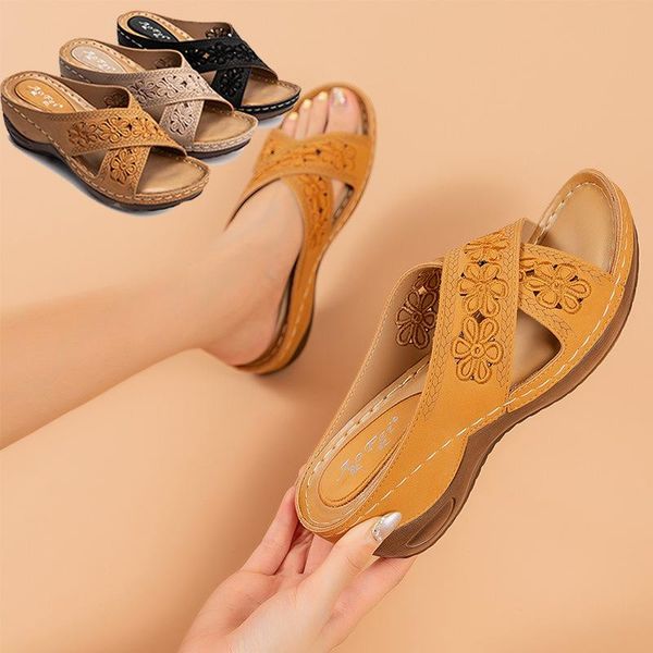 

2021 women summer sandals shoes bohemia comfortable casual flat sandals female new ladies women sandalias shoes zapatos de mujer, Black