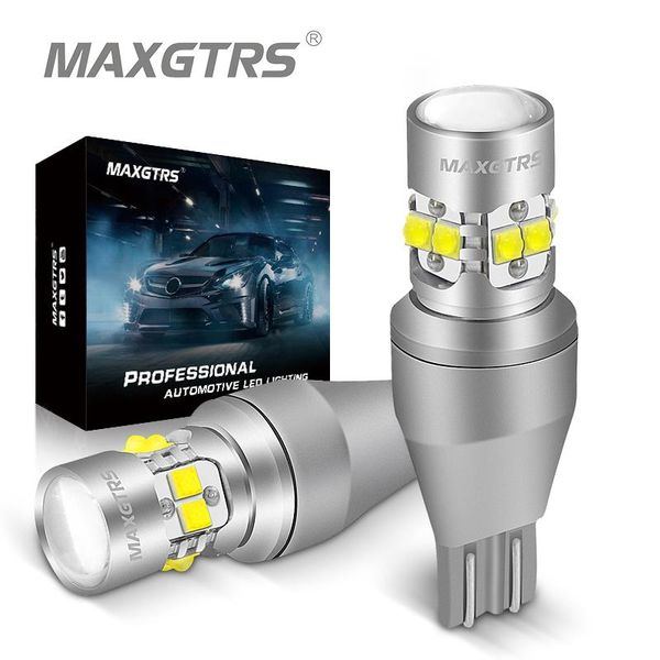 

emergency lights 2x t15 w16w genuinecree chip xbd 50w led backup light 12v 24v car reversing bulb turn signal brake lamp