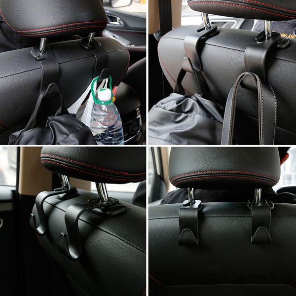 

hook hanger 4/2 pcs car seat storage organizer mount for groceries bag handbag