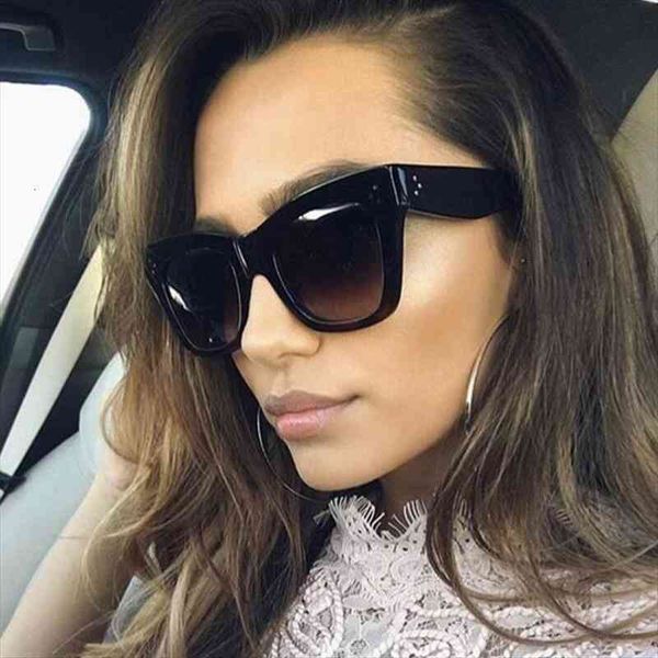 

square sunglasses women cat eye vintage sun glasses for female uv400, White;black