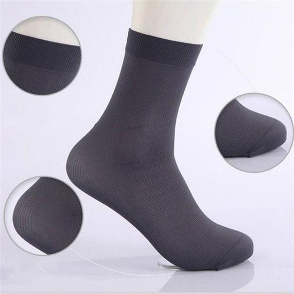 

men's socks 10 pairs men summer thin solid color breathabel fashion male ankle length high quality, Black