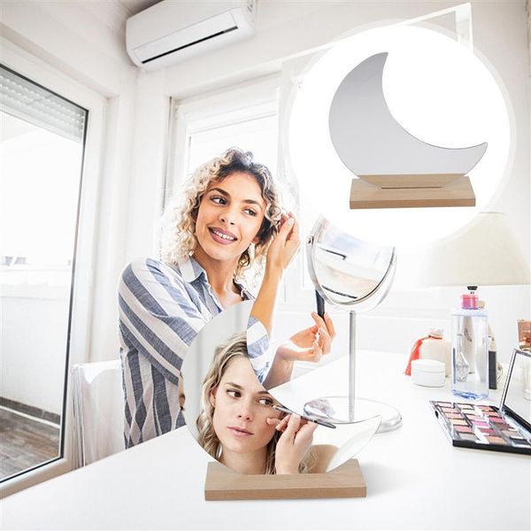 

mirrors 1pc creative shaped makeup mirror home use woman ornament