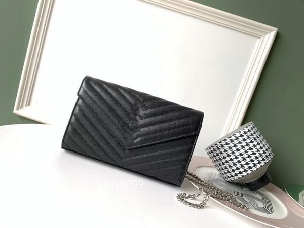 

genuine leather women woc chain bag luxurys fashion designers clutch bags classic ladies messenger crossbody handbag