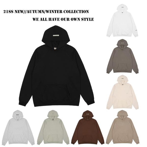

mens womens oversize hoodies leisure fashion trends fear of essentials hoodie men women designer tracksuit fog new-season 7 god sweatshirt s, Black