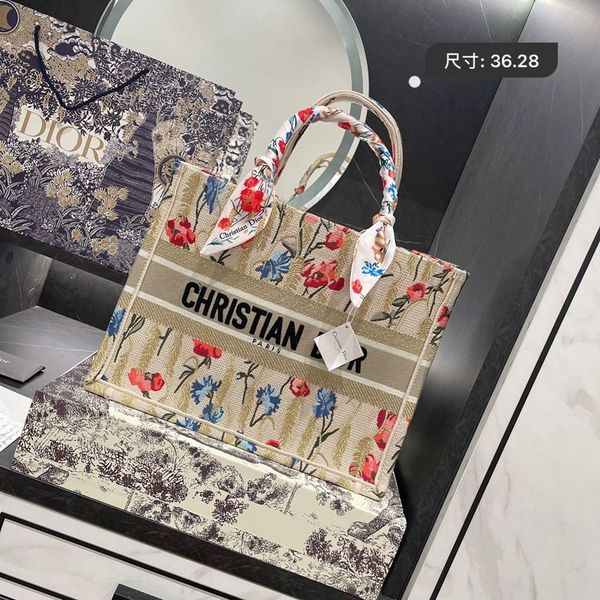 

2020 latest letter embroidery classic multi pattern fashionable one shoulder portable women's shopping bag women luxurys designers ysj