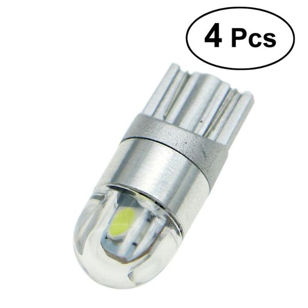 

emergency lights 4 pcs super bright t10 3030 car bulbs led canbus error lamp 2 smd white drl side light