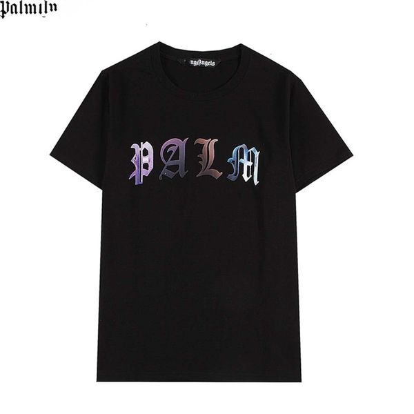 

color letter printing summer men's t shirt fashion loose simple, White;black