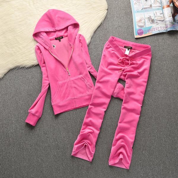 

running sets hoodie and flared pants s size-xxl2021 spring/autumn women's brand velvet fabric sportswear suit, Black;blue