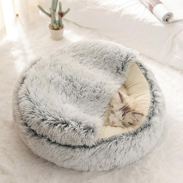 

cat beds & furniture flip flop shape warm sleeping house nest long plush kennel dog bed soft sofa pet comfortable cushion supplies