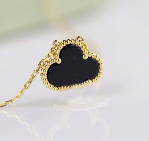 

luxurious quality flower pendant necklace with white shell in 18k gold plated for women wedding jewelry gift ps3451, Silver