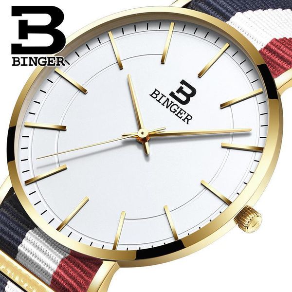 

classic simple designer couples nylon watches japan quartz lovers canvas wristwatch colorful stripes bracelet watch reloj wristwatche, Slivery;brown