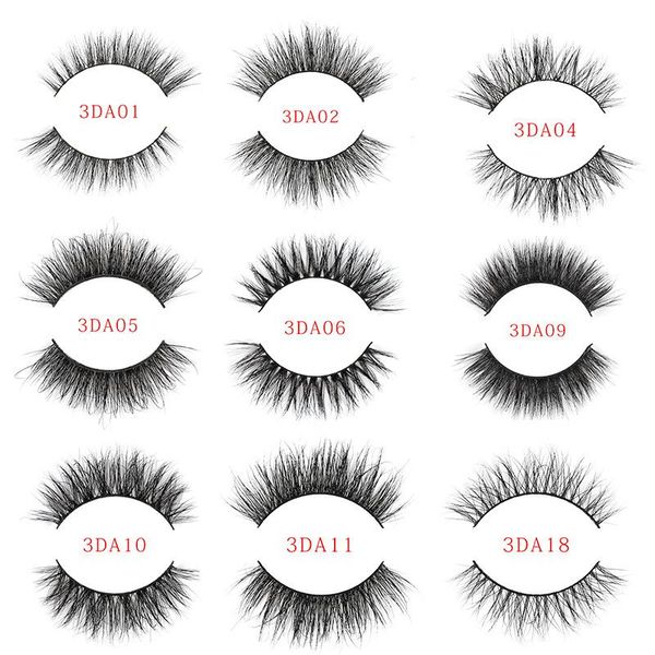 

false eyelashes 3d mink lashes soft natural thick fake makeup wholesale