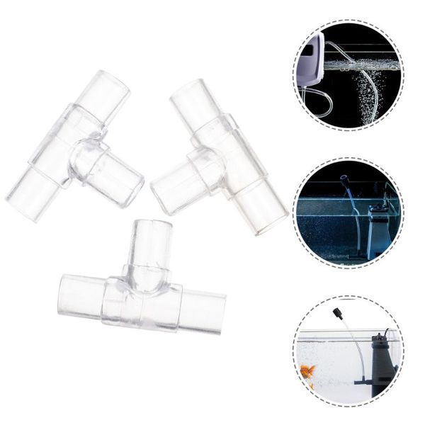

watering equipments 3pcs fish tank water pipe adapter three-way inlet and outlet fittings