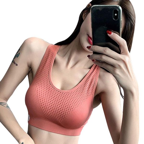 

yoga outfit fashion womens sports bra gym running vest underwear padded crop female breathable push up athletic fitness shirt