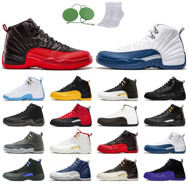 

12s man basketball shoes winterized wings university gold blue the master taxi reverse flu game o-black michigan gym red gamma athletic dark