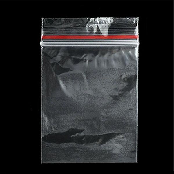 

storage bags 100pcs resealable mini reclosable clear portable plastic poly bag food package pouch for small items