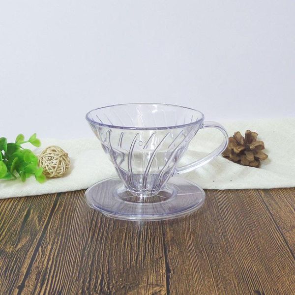 

coffee filters hand punch filter cup resin v60 drip funnel