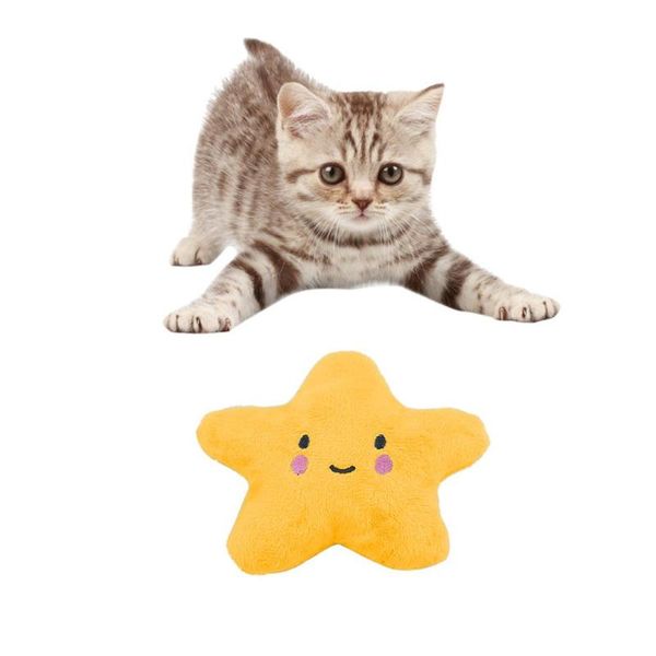 

cat toys interacti pet cartoon plush vocal simulation chew toy with catnip interaction enhances feelings #2j07
