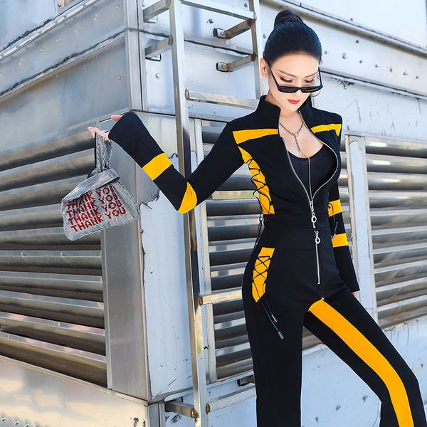 

autumn pantsuit piece women blazer and office lady leg drop suit y421 ehtp, Blue