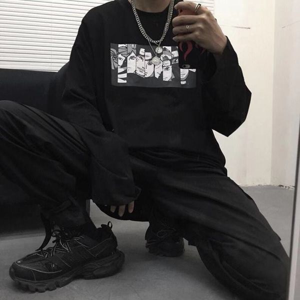 

men's t-shirt, of it, male hip shirt, long-sleeve streetwear, t-shirts, drop ship. y0qv, White