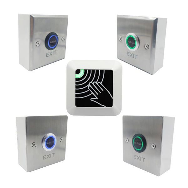 

surface install waterproof ip68 outdoor no touch door access control infrared exit button