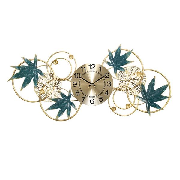 

wall clocks large abstract clock luxury metal art simple modern design creative living room decoracao para casa decor da60wc