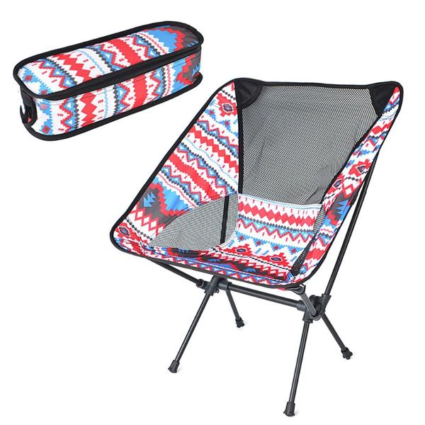 

camp furniture outdoor ultralight portable folding chair with carry bag oxford aluminum alloy for camping backpacking hiking picnic beach