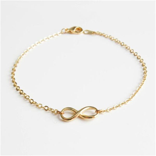 Link, Promoção Cadeia Personalizado Lucky Love Infinity Bracelete Atacado Charme Knot Bracelets Amizade