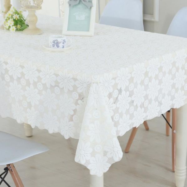 

table cloth rayuan embroidered foral cutwork tablecloths rectangular cover wedding party home decor multi size