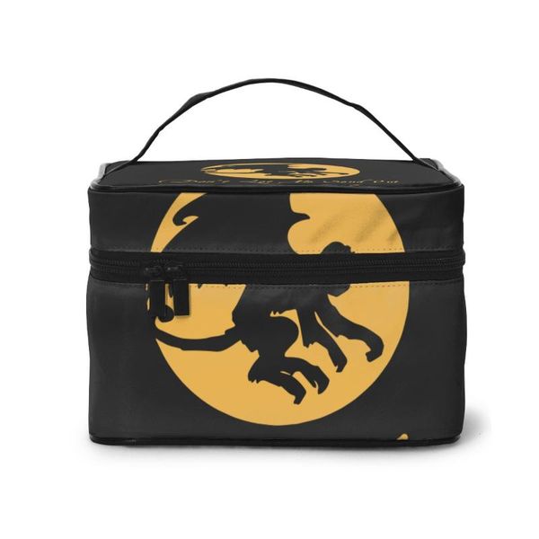 

high capacity makeup bag travel cosmetic bag don't let me send out the flying monkey beauty