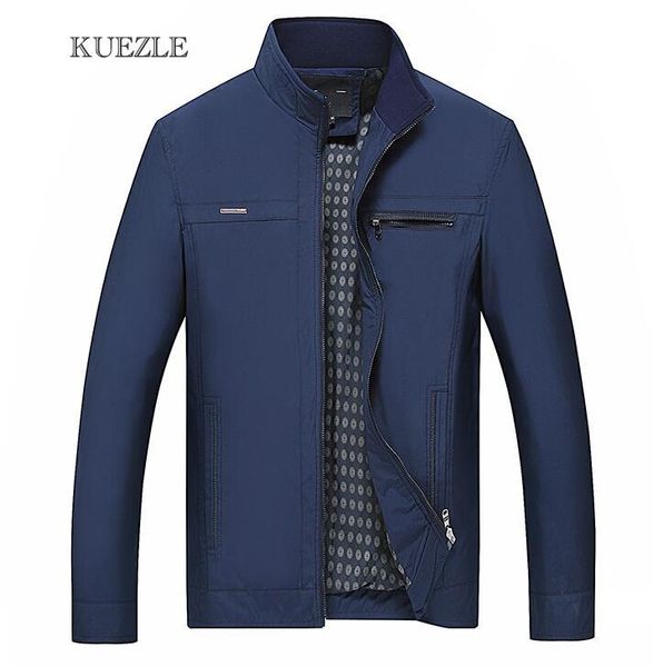 

men's jackets middle-aged and old spring slim coat 2021 autumn men fashion luxury thin summer dress chaquetas hombre m-xxxl, Black;brown