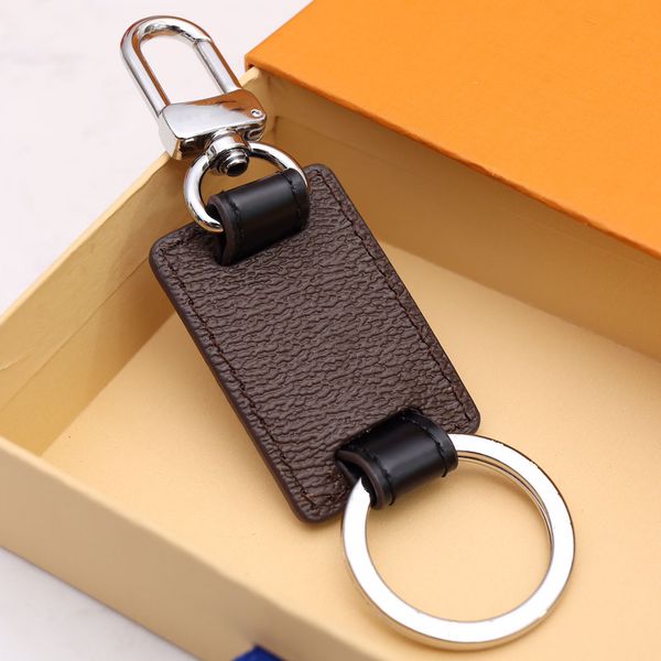 

keychain brand designer key chain mens luxury car keyring womens buckle keychains handmade leather men women bag ringss pendant accessories, Slivery;golden