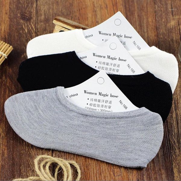 

5 pairs / lot boat socks new summer style men women socks good quality cotton fitted sock slippers, Black;white