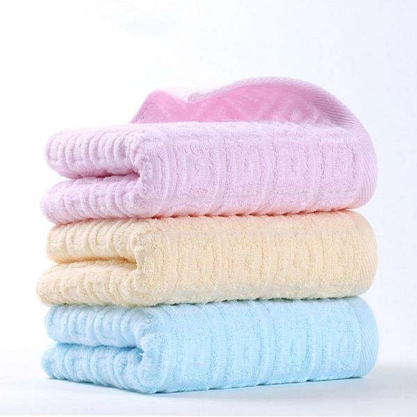 

towel thickened solid color towels cotton soft absorbent hair family bathroom el children serviette de bain toallas