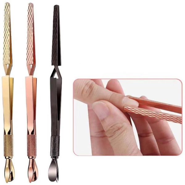 

nail art kits magic pinching tool multi-functional manicure pedicure c-curve cuticle pusher pincher for acrylic uv gel