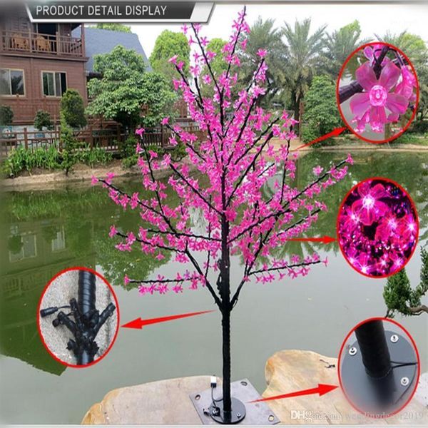 

christmas decorations wholesale led cherry blossom tree light 480pcs bulbs 1.5m height 110 220v/ac seven colors for option