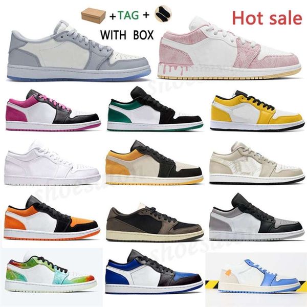 

2021 jumpman 1 low 1s basketball shoes og tag black toe court purple sp travis scotts royal gym red men women sneakers traine yuduojiaju