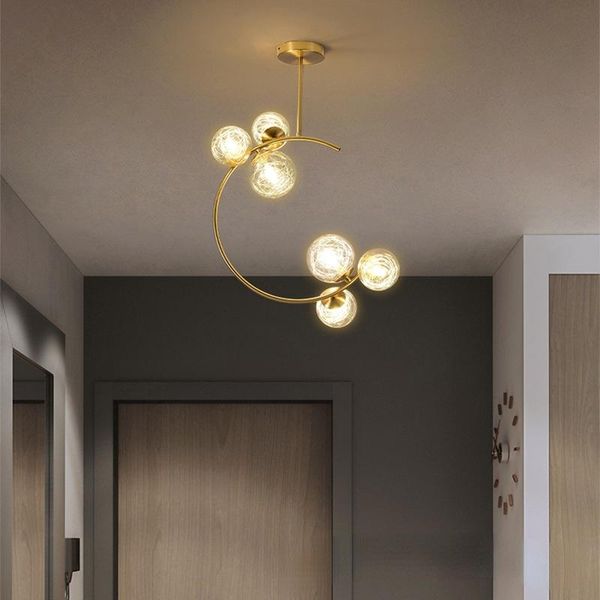 

pendant lamps modern led lights semicircle gypsophila living room bedroom bedside lamp decorative suspension lighting