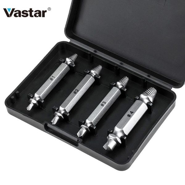 

professional drill bits vastar 4pcs damaged screw extractor guide set broken speed out easy bolt stud stripped remover tool