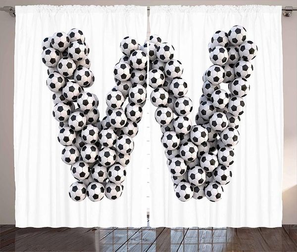 

curtain & drapes letter w curtains of the alphabet in design stacked balls monochrome pattern living room bedroom window
